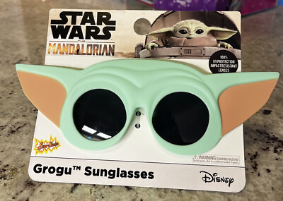 #ad Disney Star Wars The Child Grogu Mandalorian Sunglasses Sun Staches Baby Yoda