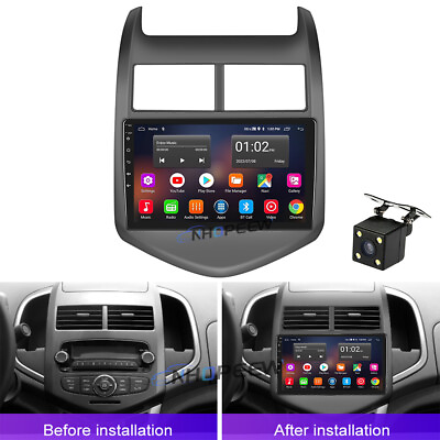 #ad Android 12 Car Stereo Radio GPS NAVI For 2011 2015 Chevrolet Sonic Aveo Camera