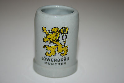 #ad Nice Lowenbrau Munchen Ceramic Mug Stein Bar Pub German Collectible Rare
