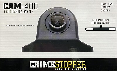#ad NEW Crimestopper CAM400 Front Rear Mount Five In One Vehicle Back Up Camera