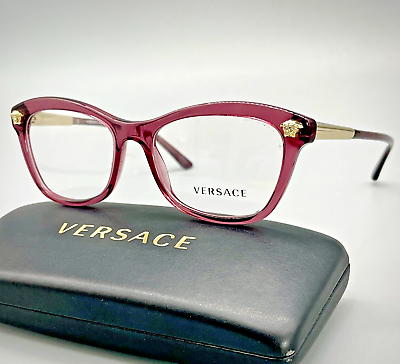 #ad #ad Versace VE 3224 5209 Women#x27;s Eyeglasses Frames 54 17 140mm 100% ORIGINAL