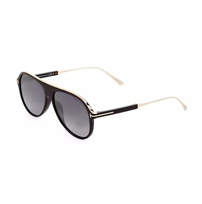 #ad Tom Ford Nicholai 02 FT0624 01C Sunglasses Black