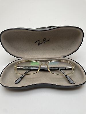 #ad Ray Ban Eyeglass Frames RB5031 2140 Black 51 16 135 Full Rim W Lenses Frames