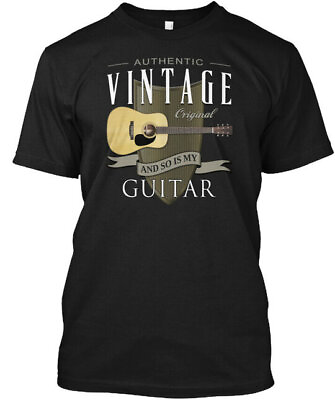 #ad Authentic Vintage Guitar Martin Music T Shirt Made in the USA Size S to 5XL