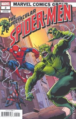 #ad Spectacular Spider Men #2B Stock Image