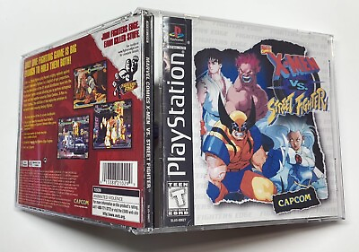 #ad Replacement Case Only X Men Vs. Street Fighter Playstation PS1