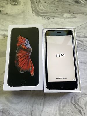 #ad iPhone 6S Plus 32 GB Space Gray Cricket Wireless Network Locked Good Con A 4