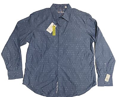 #ad Robert Graham Mens Shirt Xl Classic Fit 100% Cotton Button Down Long Sleeve $198