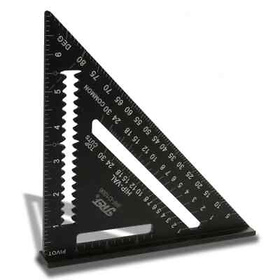 #ad 7 in. rafter Angle square Speed Square Ruler Protractor Framing square