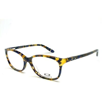 #ad Oakley Women#x27;s Eyeglasses Tort Navy Plastic Full Rim Frame OAKLEY 0OX1131 7
