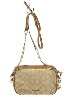 #ad COACH shoulder bag PVC BEG allover pattern A1877 F28959 from Japan