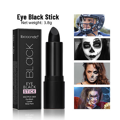 #ad Sports Football Eye black Stick Reduce Glare Face Paint Stick Halloween Makeup