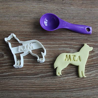 #ad Siberian Husky Custom Cookie Cutter Treat Personalized Pet Name
