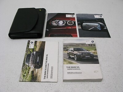 #ad 13 2013 BMW E70 X5 OWNERS MANUAL CASE WALLET HANDBOOK FOLDER OEM 081523