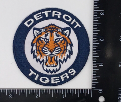 #ad Detroit Tigers Baseball Team Logo 3” Round Kraft MLB Patch P5
