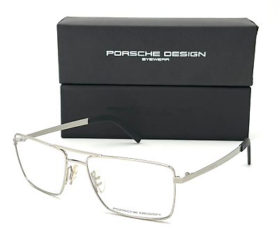 #ad PORSCHE DESIGN P8281 Palladium Demo Lens 56mm Eyeglasses $89.95