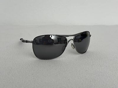 #ad Oakley Crosshair Sunglasses OO4060 18 Polished Black Grey