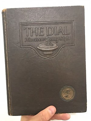 #ad The Dial 1928 Oarbondale High School Hardcover