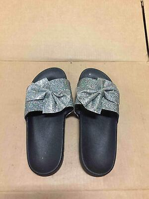 #ad New Without Box Women#x27;s Slides Sandals Bowknot Beach Casual Comfort Slippers