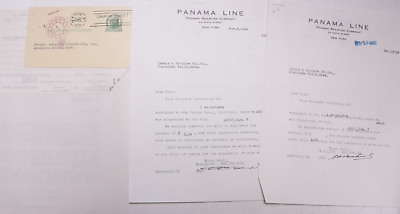 #ad 1940 Lamson Goodnow Panama Line NYC Railroad Postcard Ephemera P547K $24.95