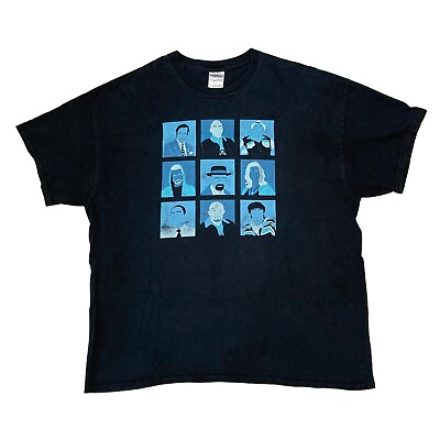 #ad Breaking Bad Blue Character Squares T shirt XL Gildan