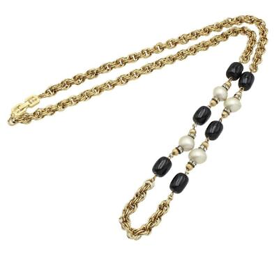 #ad Givenchy Stone × Rhinestone Necklace Gold Ladies#x27; Fashion Accessories