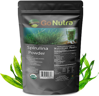 #ad Spirulina Powder Organic 100% Pure Non Gmo Non Irradiated 2.2 lbs. 1 kilo $34.99