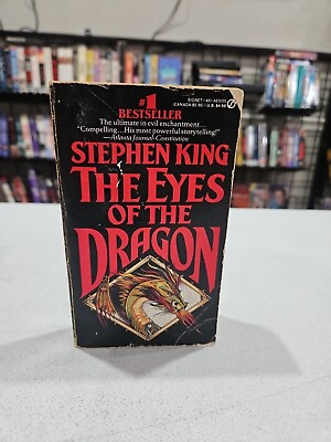 #ad EYES OF THE DRAGON by STEPHEN KING HORROR PAPERBACK BOOK