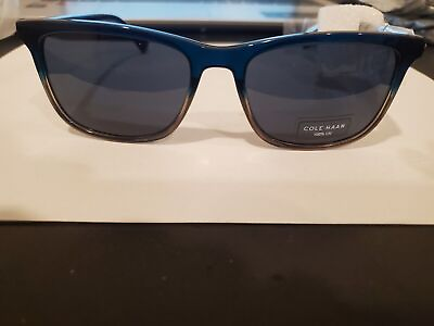 #ad NEW Cole Haan CH6045 Sunglasses 310 TEAL GREY Gradient 100% AUTHENTIC 56 18 140 $34.00