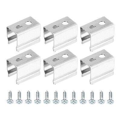 #ad 50pcs Rope Light Mounting Clips Channel Mounting Holder for 4.8 6mm LED Strip
