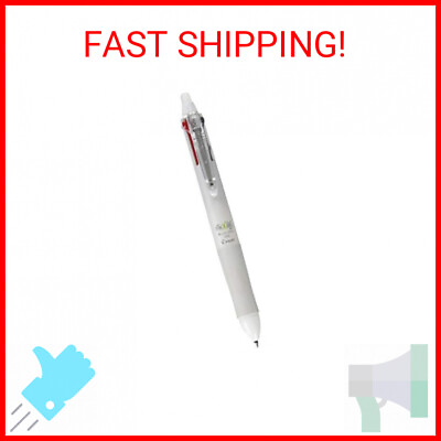 #ad Pilot Frixion Ball Knock 4 Color Gel Ink Multi Pen White LKFB 80EF W