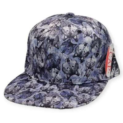 #ad New Unisex Wolfs Snapback Cap Hat