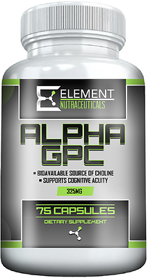 #ad ALPHA GPC 325mg x 75ct by Element Nutraceuticals Boost Cognitive Function