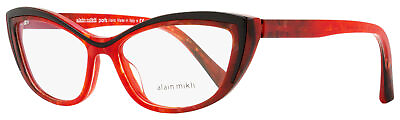 #ad Alain Mikli Danseuse Eyeglasses A03092 006 Rouge Noir Mikli 56mm 3092