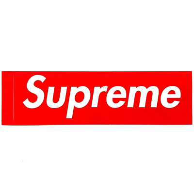 #ad Classic Red Supreme Box Logo Sticker x1 ONE STICKER