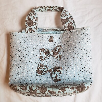 #ad Handbag Floral Print Cloth Soft Handmade? Very Nice amp; Clean No Tags In It.