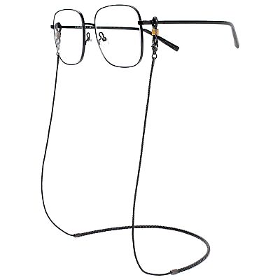 #ad Eyeglasses Strap Leather Reading Glasses Holder Cord Nylon Rope Eyewear Lanya...