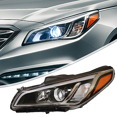 #ad For 2015 2016 2017 Hyundai Sonata Headlight Headlamp Front Left Driver Side LH