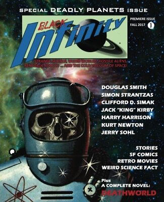 #ad BLACK INFINITY: DEADLY PLANETS BLACK INFINITY MAGAZINE By Rocket Science Books