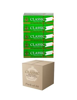 #ad Global Classic Green Menthol Cigarette Tubes 200 Count Per Box Full Case 50