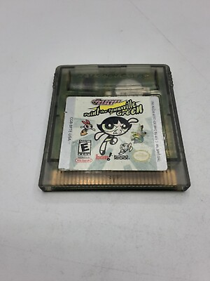 #ad Powerpuff Girls Paint The Townville Green Nintendo Game Boy Color Game