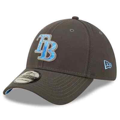 #ad Tampa Bay Rays New Era Father#x27;s Day 39THIRTY Flex Hat Men#x27;s 2022 MLB Blue TB New