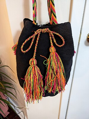 #ad Authentic Mochila Wayuu Colombian Handmade Bag Medium Size