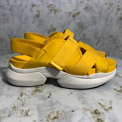 #ad Nurture Roam Womens Sz 9 Shoes Yellow White Comfort Sport Walking Fashion Sandal