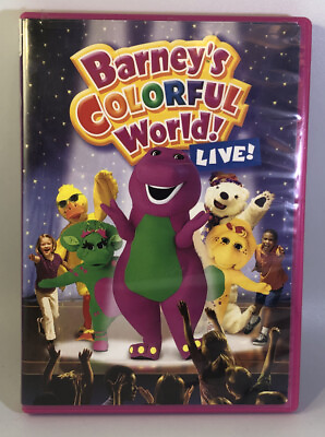 #ad Barney#x27;s Colorful World Live DVD Rare Vintage SHIPS N 24 HOURS