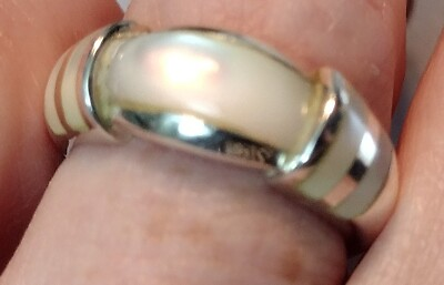 #ad Sterling Silver Moonstone Ring #287