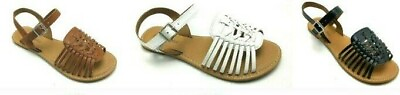 #ad Women#x27;s New Fashion Summer Buckle Close Toe Sandal Gladiators Studs Shoe Sz 5 10