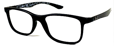 #ad RAY BAN RB8903 5263 Black Matte Carbon Tech 55 18 145 Eyeglasses Frame