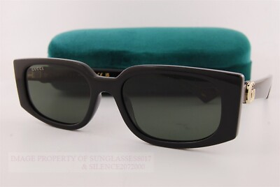 #ad Brand New GUCCI Sunglasses GG 1534 S 001 Black Dark Grey For Women