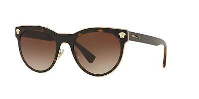 #ad Versace Women#x27;s Dark Havana Brown Gradient sunglasses 0VE2198 125213 54mm